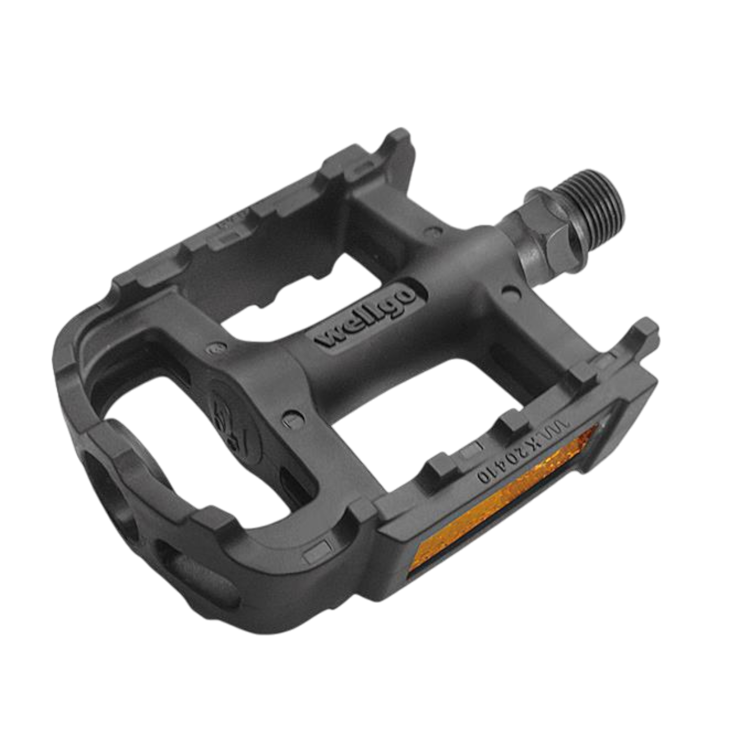 WELLGO Fahrrad Pedale mit Reflektoren Kunststoff City Trekking BMX Gravel