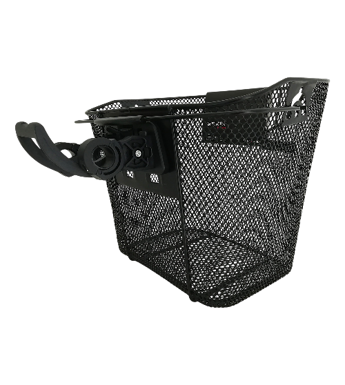 Spencer Fahrradkorb Korb mit Netzfront schwarz 35 x 25 x 26 cm Inkl Halterung