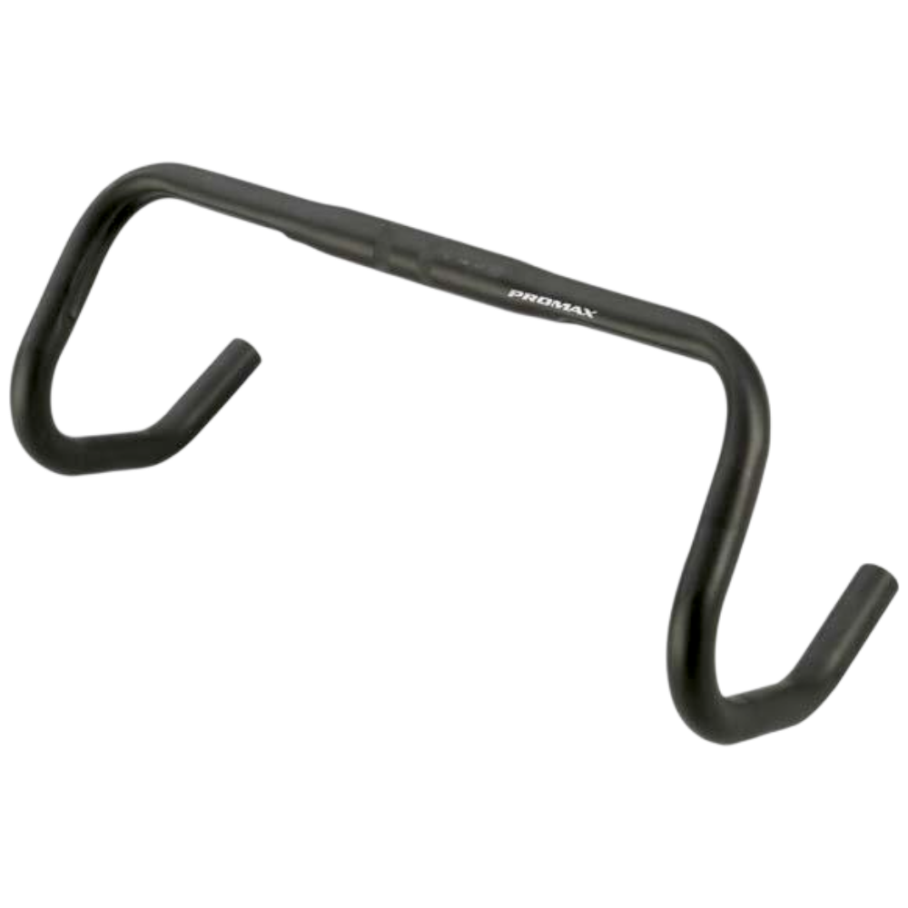 PROMAX Rennradlenker - Alu Ø 31,8 mm, 380 mm, Schwarz matt ca. 455g Rennlenker