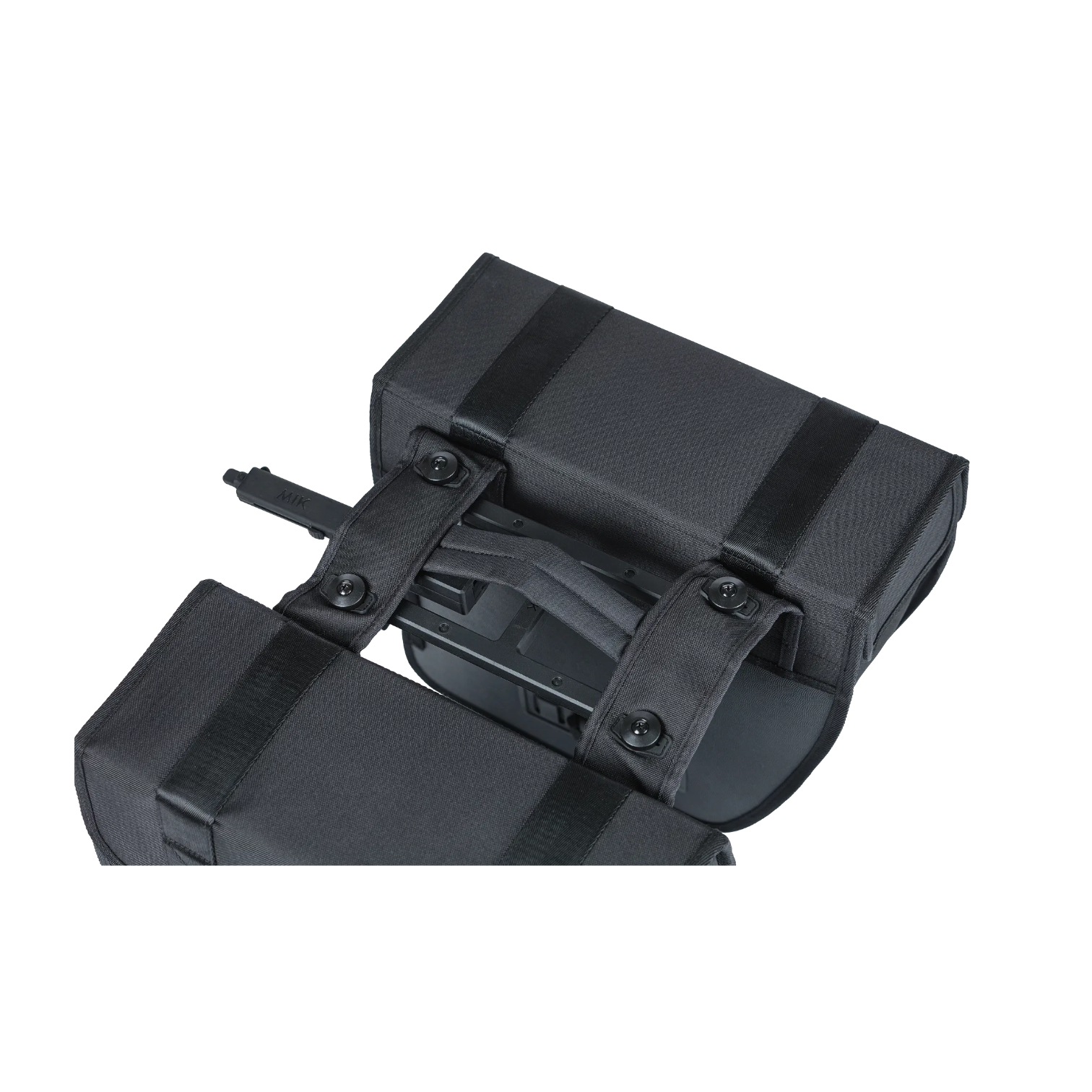 Basil Doppeltasche Fahrradtasche 28L MIK Wasserdichtes IPX3 Polyester Schwarz