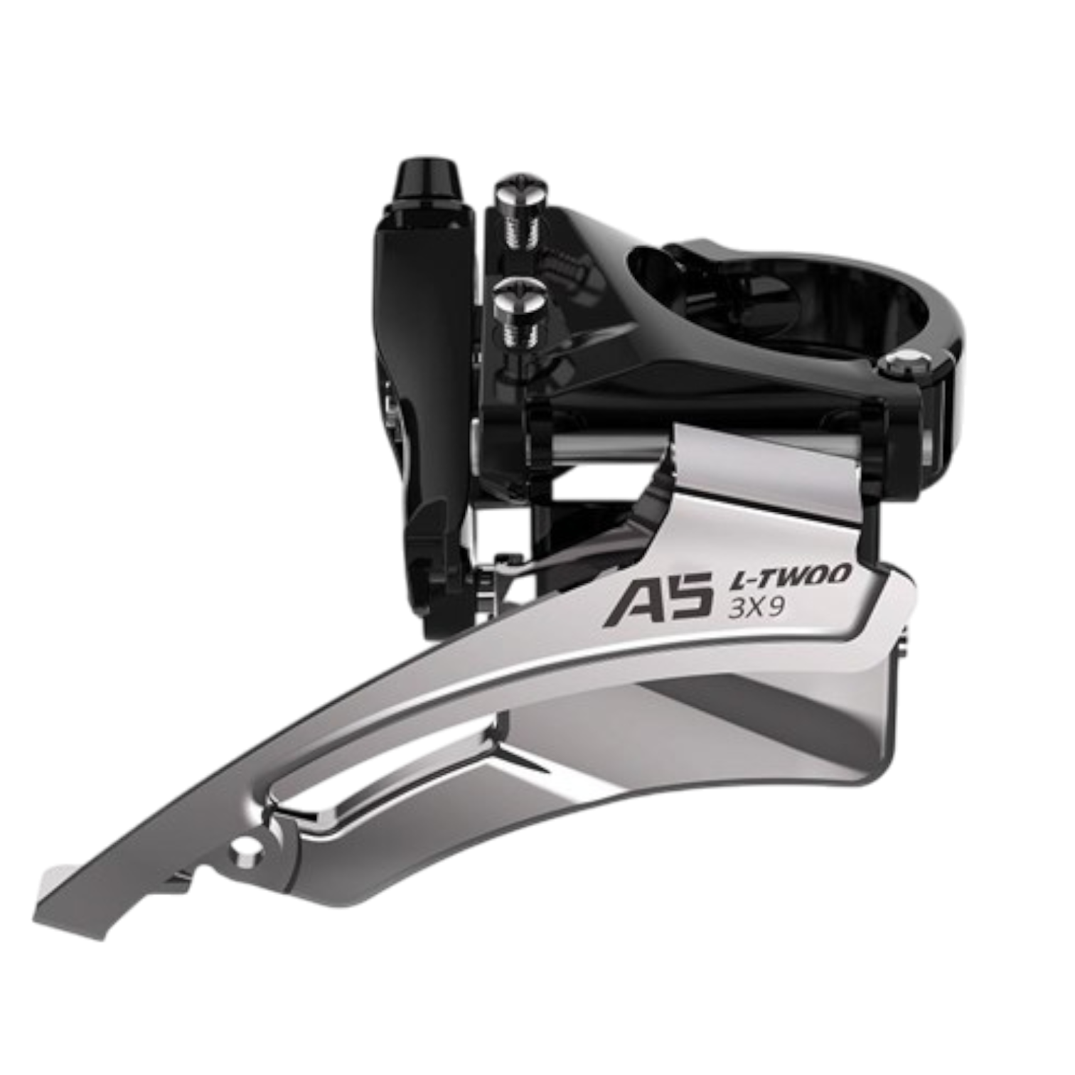 L-TWOO Umwerfer 3 x 9 fach Side Swing Dual Pull 31,8/34,9 mm Aluminium MTB