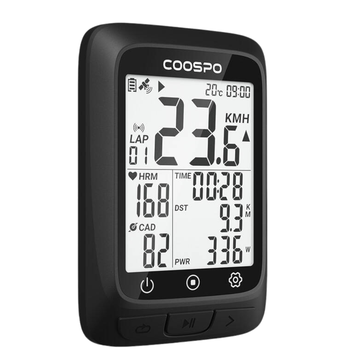 GPS Fahrradcomputer Kompatibel mit Strava 28 h Akku Kilometerzähler Coospo GPS Fahrradcomputer Kompatibel mit Strava 28 h Akku Kilometerzähler Coospo