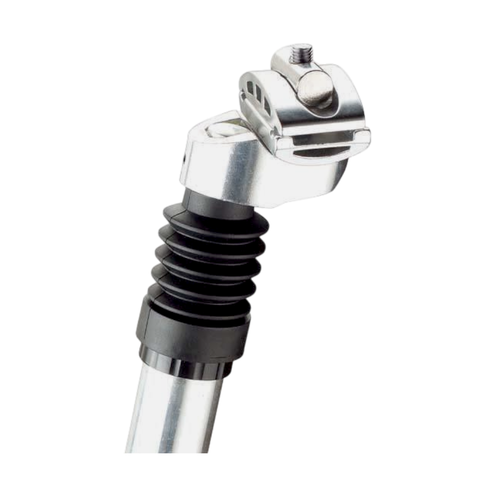 Ø 27,2mm PROMAX gefederte Sattelstütze Aluminium silber 350mm Fahrrad