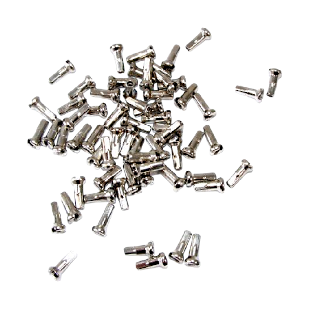 10x E-Bike-Nippel aus Messing für Speichen Ø 2 mm Speichennippel Nippel 12 mm
