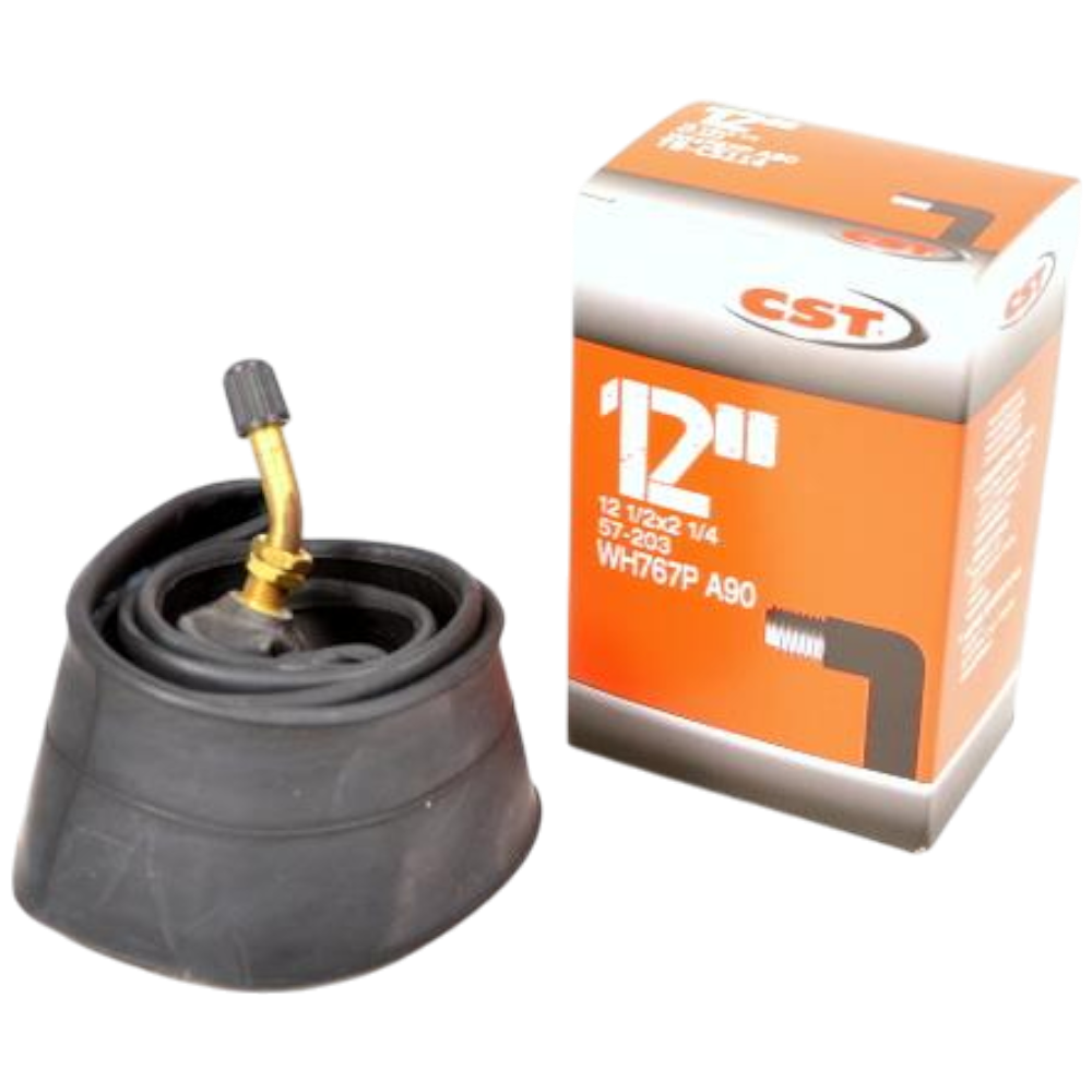 CST 12" Fahrrad Schlauch 12 1/2 x 2 1/4 WH767P 45 Grad AV Auto Schrader Ventil