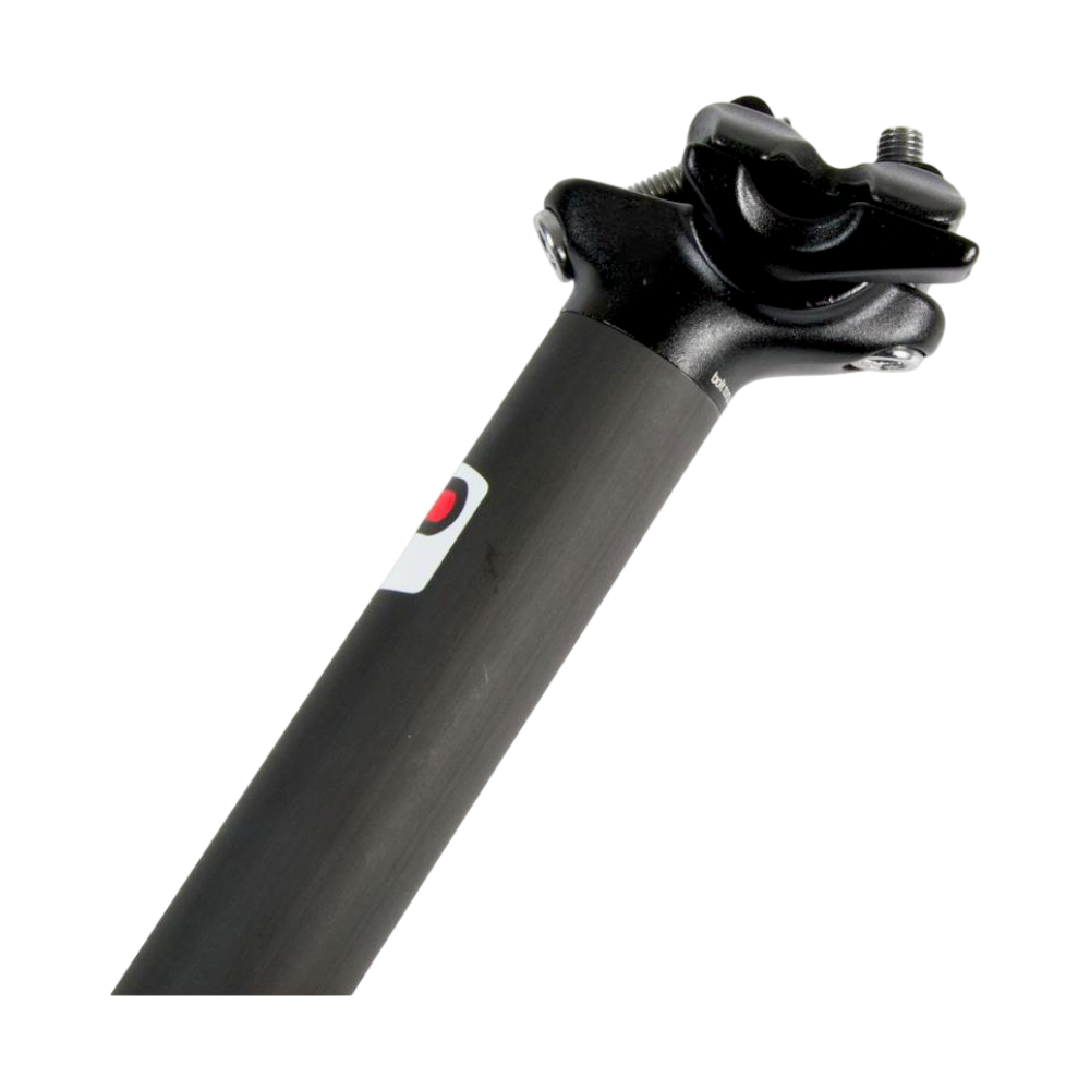 Ø 27,2 mm PROMAX CARBON Sattelstütze schwarz 325 mm Fahrrad matt Aluminiumjoch