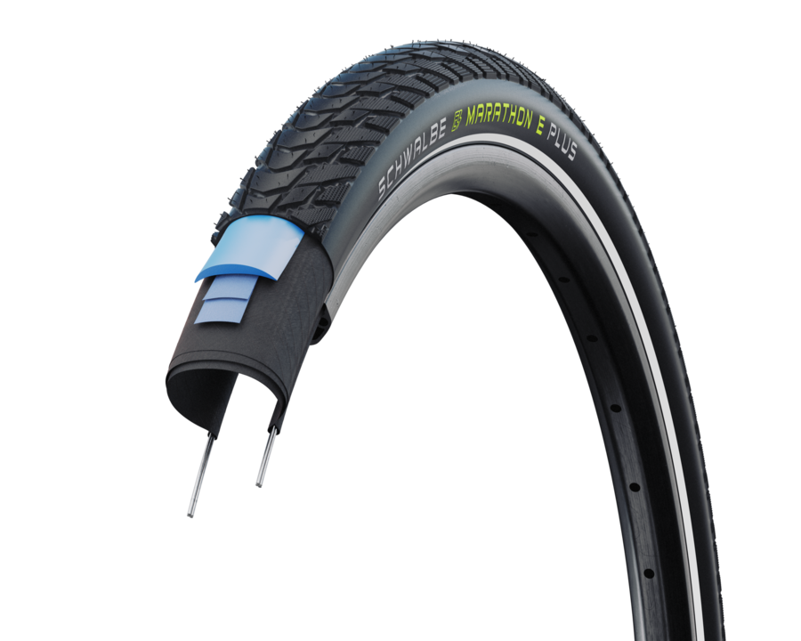 SCHWALBE Reifen 47-622 Marathon E-Plus 28x1.75 700x45C Unplattbar E+ Fahrrad