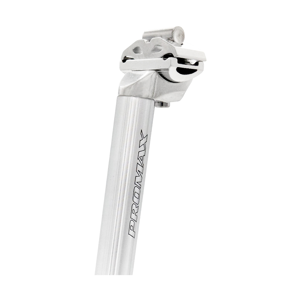 Ø 30,9 mm PROMAX Sattelstütze Aluminium Silber 350mm Fahrrad