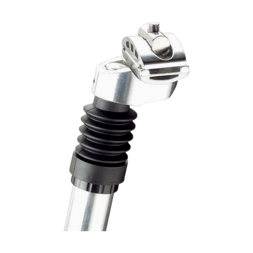 Ø 25,4 mm PROMAX gefederte Sattelstütze Aluminium silber 350mm Fahrrad