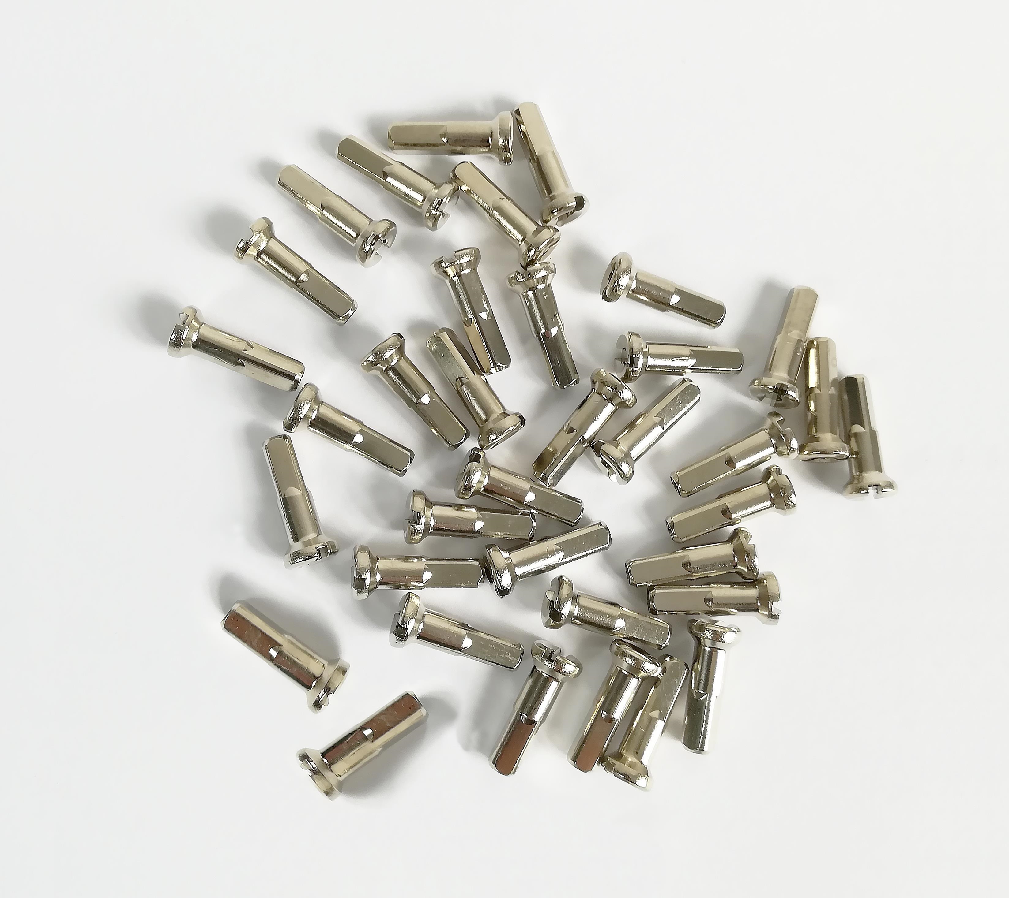 36x E-Bike-Nippel aus Messing für Speichen Ø 2,3 mm Speichennippel Nippel 13 mm