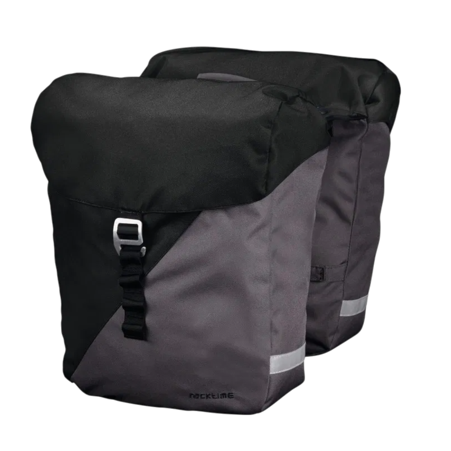 Racktime Doppeltasche Fahrradtasche E-Bike Ready 24L Polyester Schwarz Vida 2.0