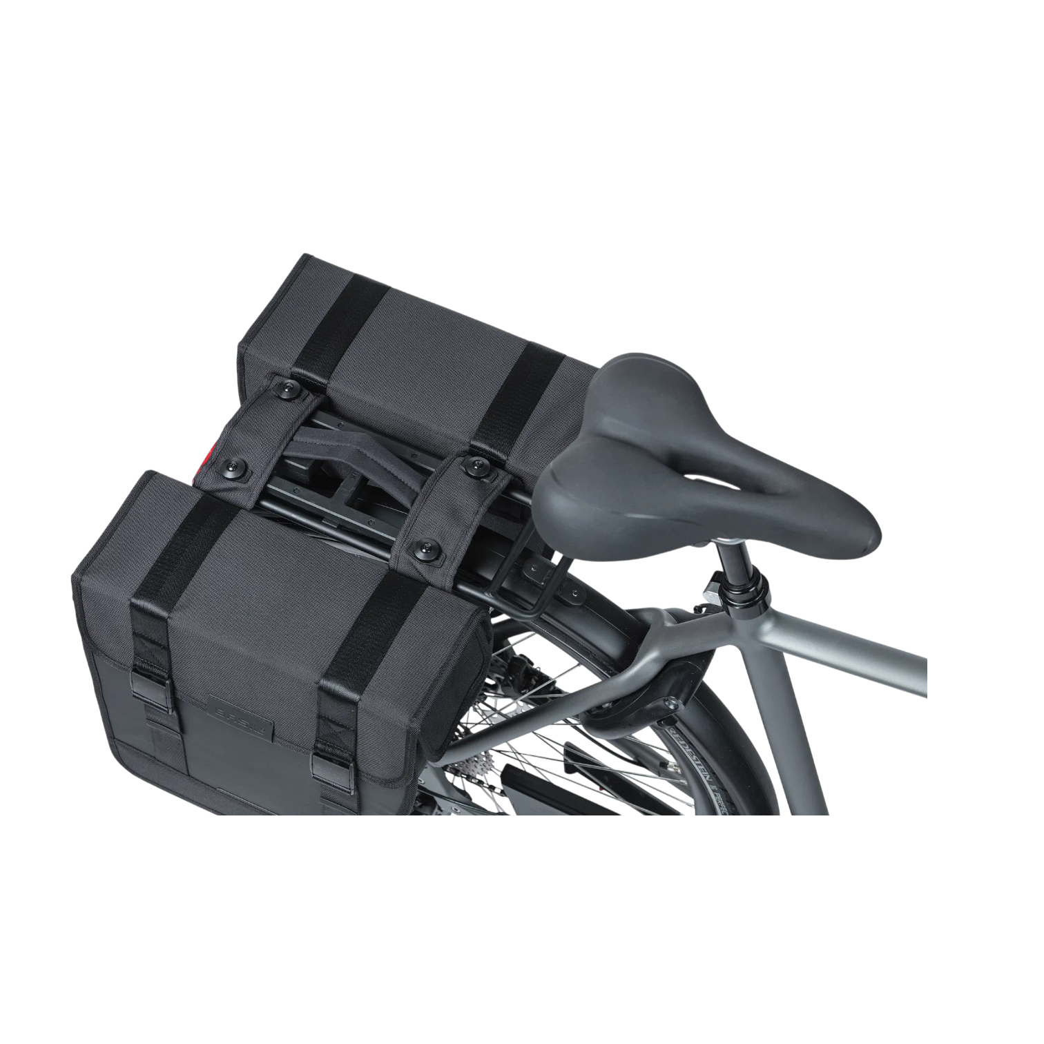 Basil Doppeltasche Fahrradtasche 28L MIK Wasserdichtes IPX3 Polyester Schwarz